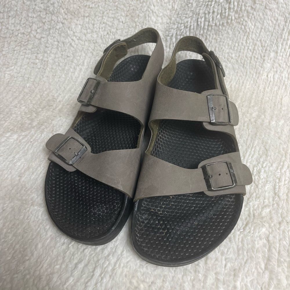 Birkenstock Birki Trinidad Birko- Flo Men’s Sandals  with adjustable straps SZ12 - Picture 2 of 8